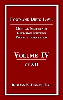 Cost $30.00 MEDICAL DEVICES focuses on the “how” of medical device regulation. Regulatory requirements are more complex due to the proliferation of medical devices. Post-market tracking and enforcement are covered. Radiation emitting product regulation is included.